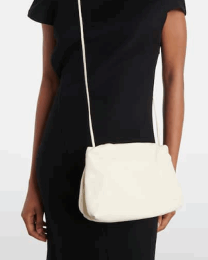 [더 로우] 부어스 가죽 클러치 백 화이트 W1280L97IVPD