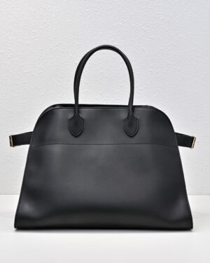 [더 로우] 소프트 마고 15 레더 백 블랙 W1255L72BLSG