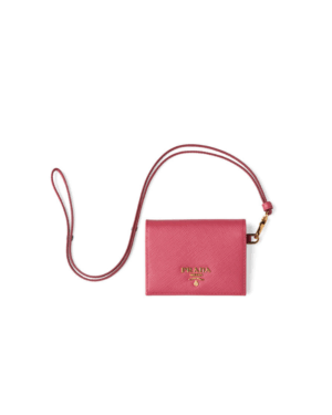 [정품급] 프라다 사피아노 레더 스트랩 카드홀더 -목걸이 카드지갑 1MC006