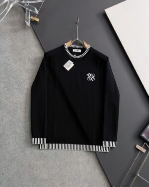 [로에베] 스트라이프 크루넥 니트티 (2 COLORS)