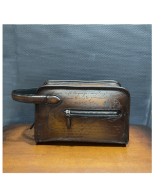 [벨루티] 모닝 스크리토 가죽 세면 파우치 (3 COLORS)