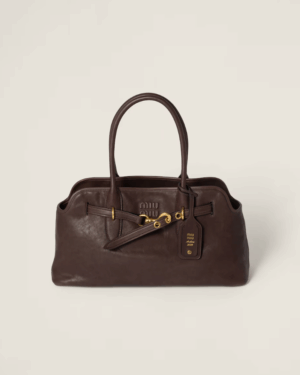 [미우미우] 라지 아방뛰르 나파 가죽 백 5BG310