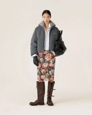 [미우미우] 플리스 다운 자켓