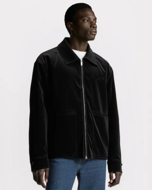 [디올] 디올 꾸뛰르 스웨이드 블루종 자켓 블랙 컬러