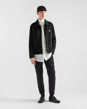 [프라다] 벨벳 블루종 자켓