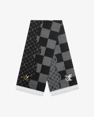 [루이비통] 다미에 자이언트 웨이브 모노그램 스카프