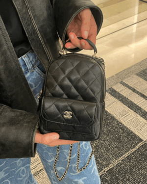 [샤넬] 24C 크루즈 미니 백팩 캐비어 AP3753