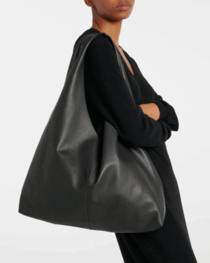 [더 로우] 빈들 미디엄 가죽 토트백