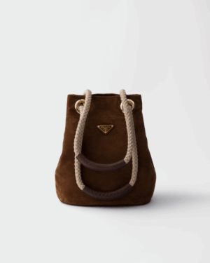 [프라다] 마리너 스몰 스웨이드 버킷 백 1BE082