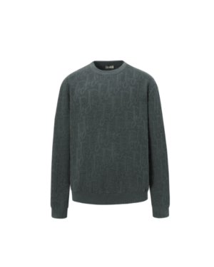 [디올] 오블리크 자카드 울 풀오버 스웨터