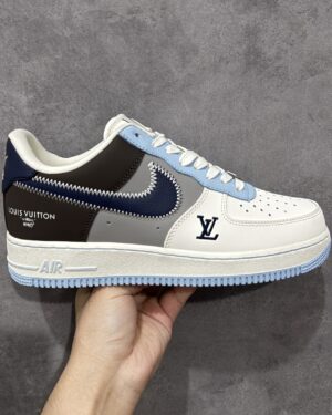 [나이키 루이비통] 루이비통 X 나이키 에어포스1 로우 바이 버질 아블로 화이트/스카이블루