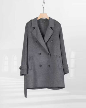 [미우미우] 더블 브레스티드 캐시미어 코트 (2 COLORS)