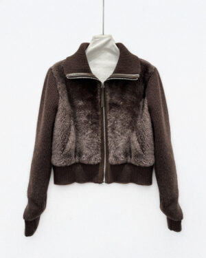 [로로피아나] 시어링 숏 재킷