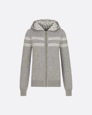 [디올] 리버서블 후드 지퍼 가디건 054G12AM055