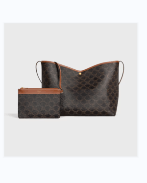 [셀린느] 소프트 쇼퍼 백 - 트리옹프 캔버스 & 카프스킨 123912GXC