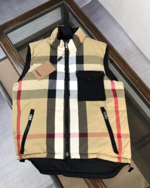 [버버리] 리버서블 롬포드 패딩 조끼