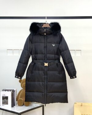 [프라다] 리나일론 벨트 롱패딩 (3 COLORS)