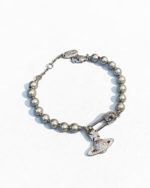 [비비엔 웨스트우드] 올림피아 펄 체인 브레이슬릿