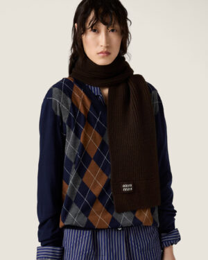 [미우미우] 캐시미어 스카프 5FS048