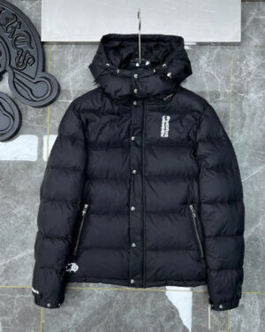 [크롬하츠] 크롬하츠 버티컬 레터링 다운 재킷 패딩