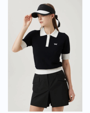 [PXG] 카라 숏 슬리브 니트 PJPCW410144 (2 COLOR)