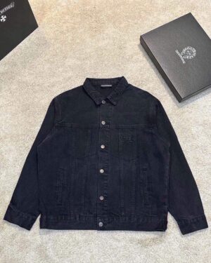 [크롬하츠] CH 올드 잉글리쉬 스크립트 데님 자켓