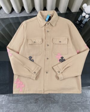 [크롬하츠] 크로스패치 포켓 베이지 데님자켓