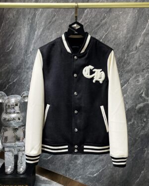 [크롬하츠] CH 자수 모직 소매 패치 자켓