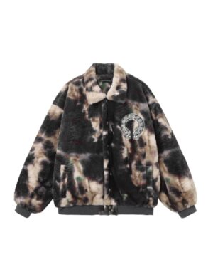 [크롬하츠] 홀스슈 로고 퍼 자켓