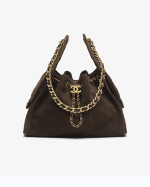 [샤넬] 25백 호보 스몰 스웨이드 AS5293