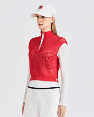 [지포어] 쿨 터치 하이브리드 하프 집 스웨터 (2 COLORS)