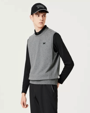 [PXG] 라운드 넥 스웨터 베스트 (2 COLORS)