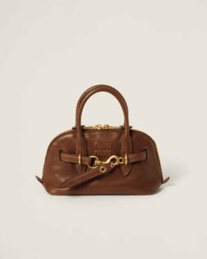 [미우미우] 스몰 아방뛰르 나파 레더 탑핸들 토트백 5BB169