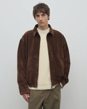 [더 로우] 로난 스웨이드 블루종 자켓 (3 COLORS)