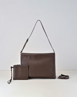 [더 로우] Nan 가죽 메신저 백 (3 COLORS)