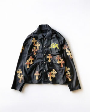 [크롬하츠] 섹스 레코즈 레더 재킷