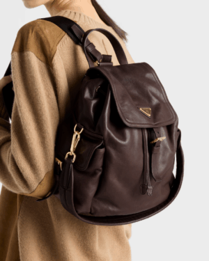 [프라다] 익스플로어 미디엄 나파 가죽 백팩 1BZ080