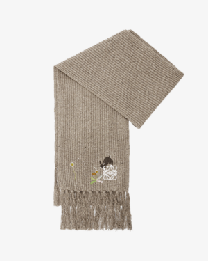 [로에베] 버니 로고 자수 울 블렌드 스카프 (2 COLORS)