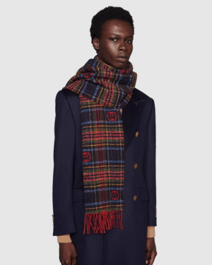 [구찌] 구찌 체크 자카드 스카프 (3 COLORS)