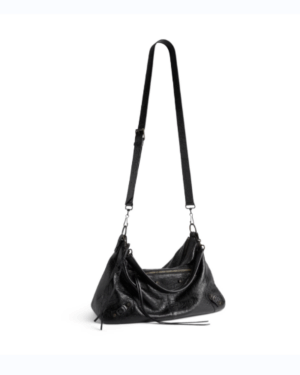 [발렌시아가] 르 시티 모토 미디엄 블랙 8461862