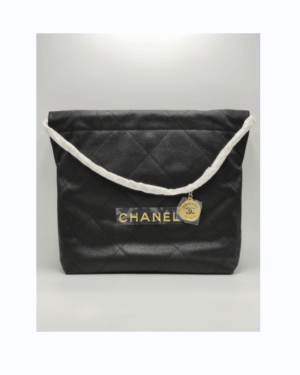 [샤넬] 22 스몰 금장 핸드백 캐비어 AS3260