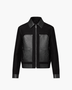 [루이비통] 모노그램 믹스 레더 워크웨어 블루종