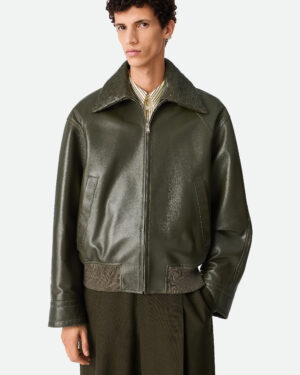 [보테가베네타] 레더 블루종