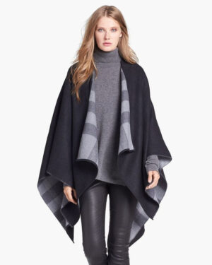 [버버리] 버버리 샬롯 리버서블 체크 울 케이프 (7 COLORS)