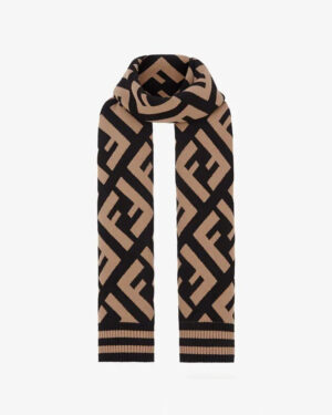 [펜디] FF 울 니트 머플러 FXT251