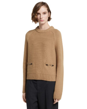 [구찌] 홀스빗 울 캐시미어 탑 836460