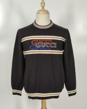 [초특가] 구찌 멀티 로고 스트라이프 니트(XL)