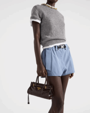 [프라다] 보니 미니 가죽 핸드백 1BA486