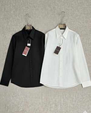 [구찌] 홀스빗 자카드 포인트 카라 셔츠 (2 COLORS)