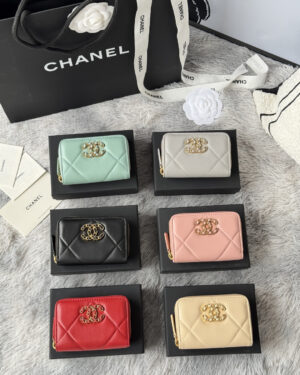 [샤넬] 지퍼 동전 카드지갑 AP0949 (6 Colors)